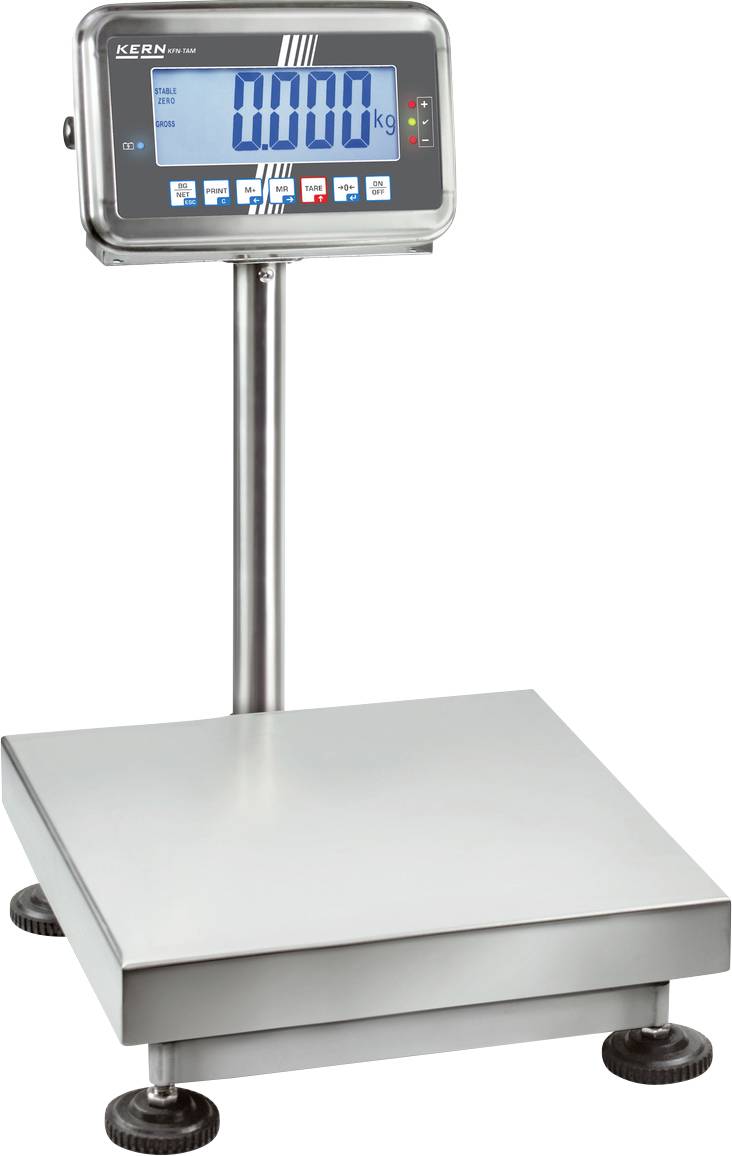 Kern SFB 100K10HIP Plattformwaage SFB 100K10HIP Wägebereich (max.) 100 kg Ablesbarkeit 10 g akkubetrieben, über Steckern...