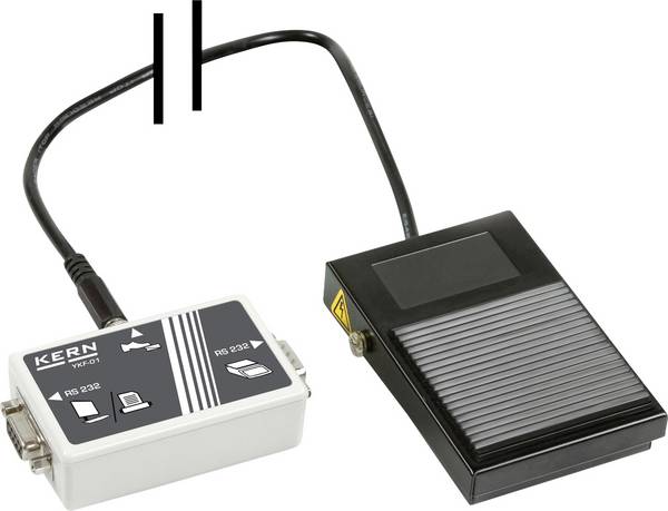 Kern YKF-01   Fußtaster, ideal, wenn die Anwendung zwei freie Hände verlangt