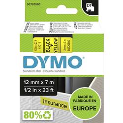 Image of Schriftband DYMO D1 45018 Bandfarbe: Gelb Schriftfarbe:Schwarz 12 mm 7 m