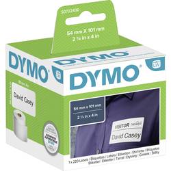 Image of DYMO Etiketten Rolle 99014 S0722430 101 x 54 mm Papier Weiß 220 St. Permanent Versand-Etiketten