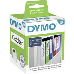 Image of DYMO Etiketten Rolle 99019 S0722480 59 x 190 mm Papier Weiß 110 St. Permanent Ordner-Etiketten