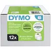 DYMO Etiketten Rolle Kombi-Pack 13186 S0722420 101 x 54 mm Papier Weiß 2640 St. Permanent haftend Versand-Etiketten, Namensschild-Etiketten