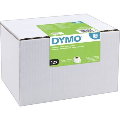 DYMO Etiketten Rolle Vorteilspack 13186 S0722420 101 x 54 mm Papier Weiß 2640 St. Permanent Versand-Etiketten, Namenssch