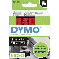 Image of Schriftband DYMO D1 40917 Bandfarbe: Rot Schriftfarbe:Schwarz 9 mm 7 m