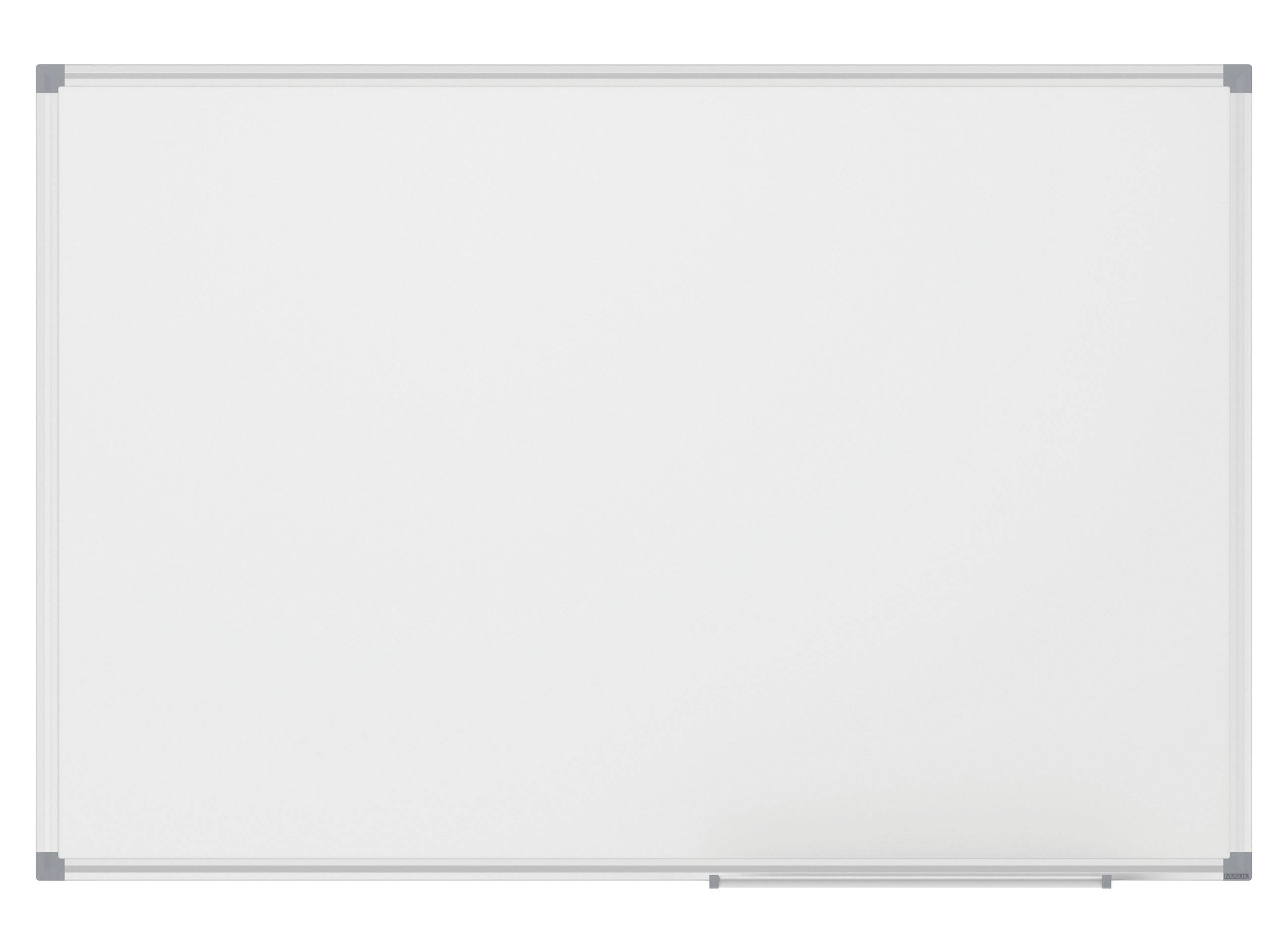 Maul Whiteboard MAULstandard, Emaille (B x H) 45 cm x 30 cm Weiß emaillebeschichtet Inkl. Ablageschale, Quer- oder Hochformat