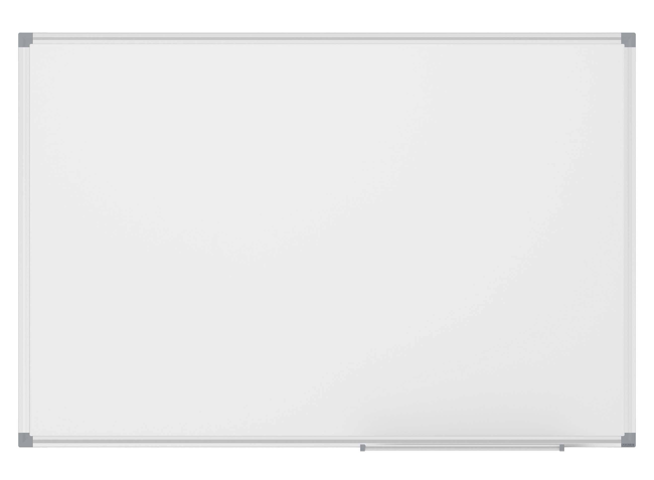 Maul Whiteboard MAULstandard, Emaille (B x H) 150 cm x 100 cm Weiß emaillebeschichtet Inkl. Ablageschale, Quer- oder Hochformat