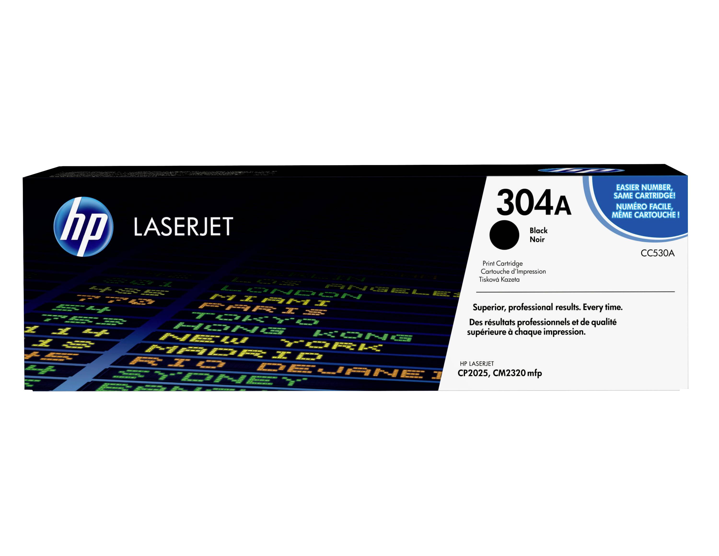 HP Toner 304A Original Schwarz 3500 Seiten CC530A