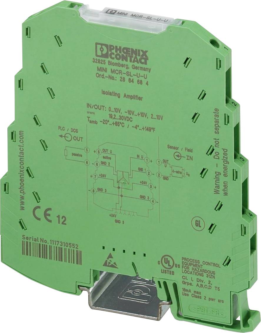 Phoenix Contact MINI MCR-SL-U-U 2864684 Trennverstärker 1 St.