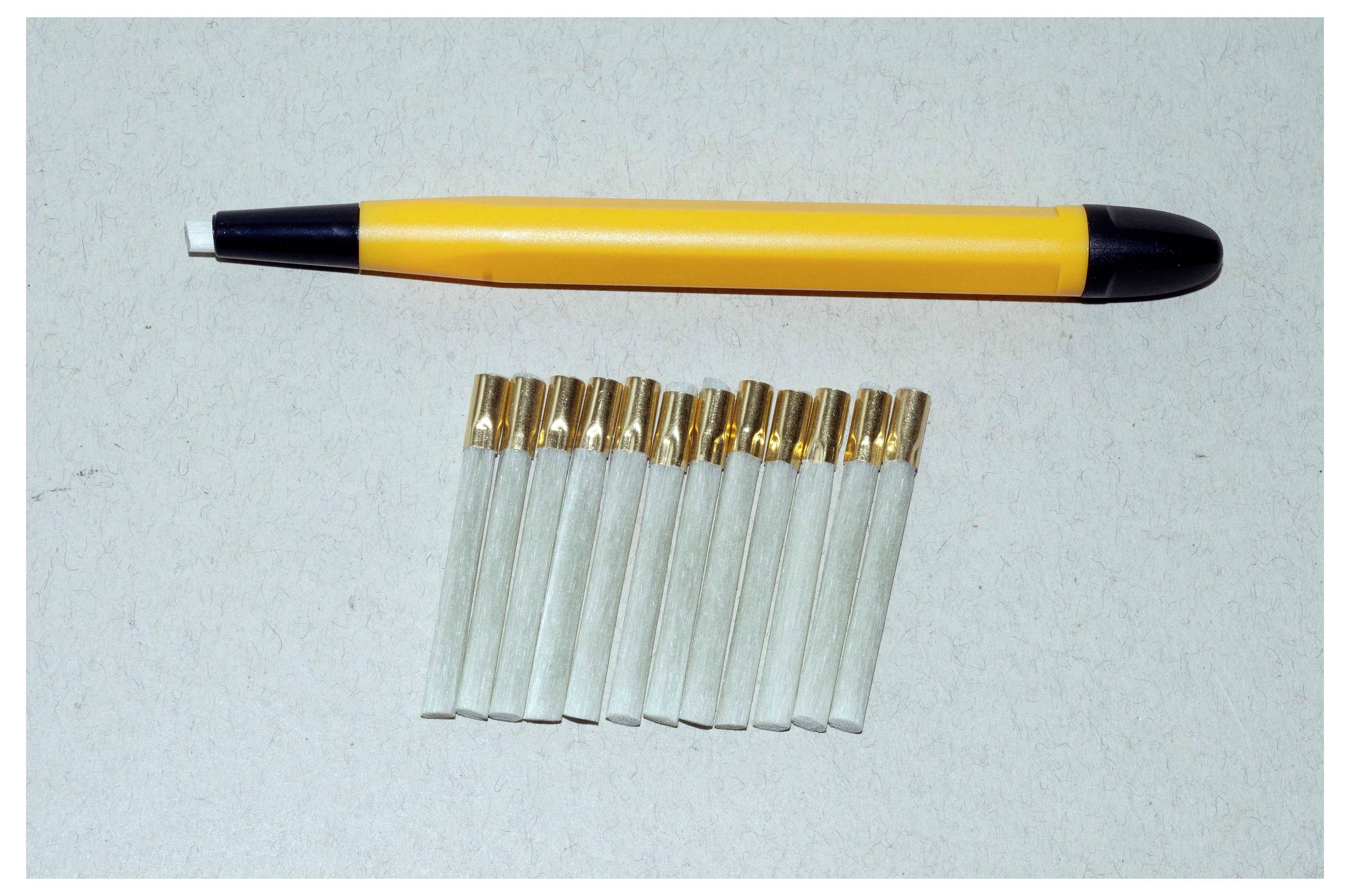 RONA 800215 Ersatzpinsel für Glasfaser-Radierer 12er-Pack Durchmesser 4 mm 12 St.-1