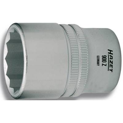 Steckschlüssel der Marke Hazet, Modell 900 Z, hergestellt in Deutschland. Zylinderform mit gezahnter Innenkante.