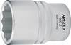 Hazet 900Z 900Z-24 Außen-Doppelsechskant Steckschlüsseleinsatz 24 mm 1/2" 1/2" (12.5 mm)