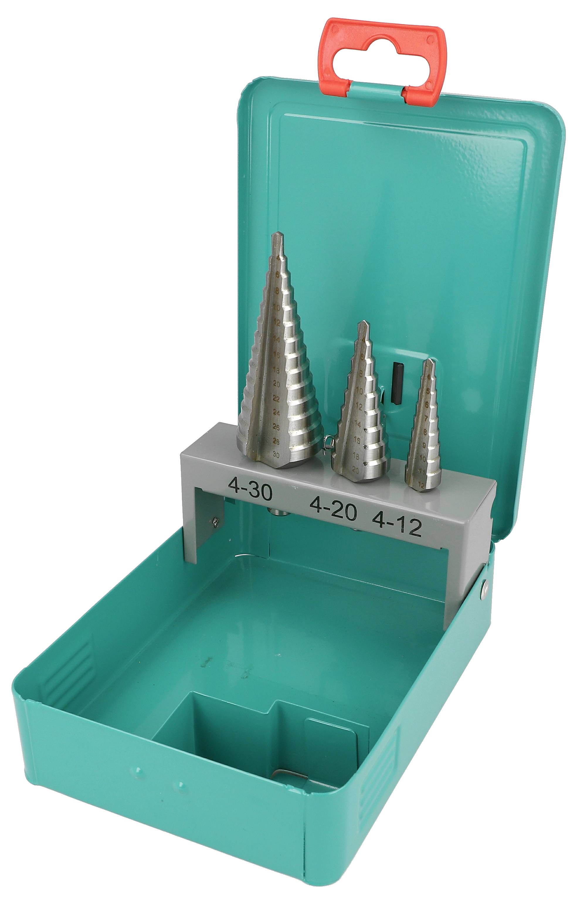 Heller 22611 0 HSS Stufenbohrer-Set 3teilig Zylinderschaft 1 Set-1