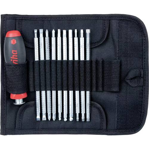 Thumbnail - Wiha 281 T11 Werkstatt Wechselklingen-Set 11teilig Schlitz, Kreuzschlitz Phillips, Kreuzschlitz Pozidriv, Innen-TORX, In...