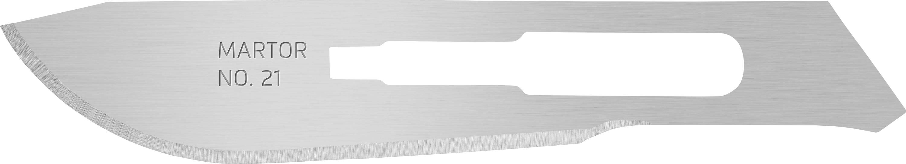 MARTOR SKALPELLKLINGE 21 Spezialschliff Meslemmet 66 mm Staal 10 stuk(s) afbeelding