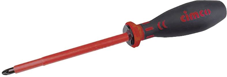 Cimco Cimco Werkzeuge 117741 VDE Kreuzschlitz-Schraubendreher PZ 1 Klingenlänge: 80 mm