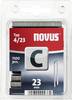 Novus Office 105106300 Schmalrückenklammern Typ 4 1100 St. Abmessungen (L x B) 23 mm x 6 mm