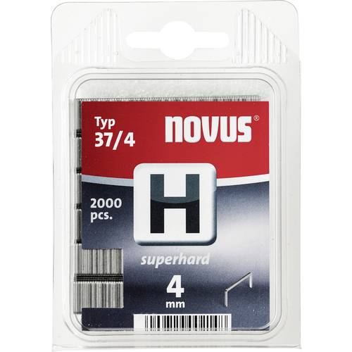 Novus Office 105107900 Feindrahtklammern Typ 37 2000 St. Abmessungen (L x B x H) 4 x 10.6 x 4 mm