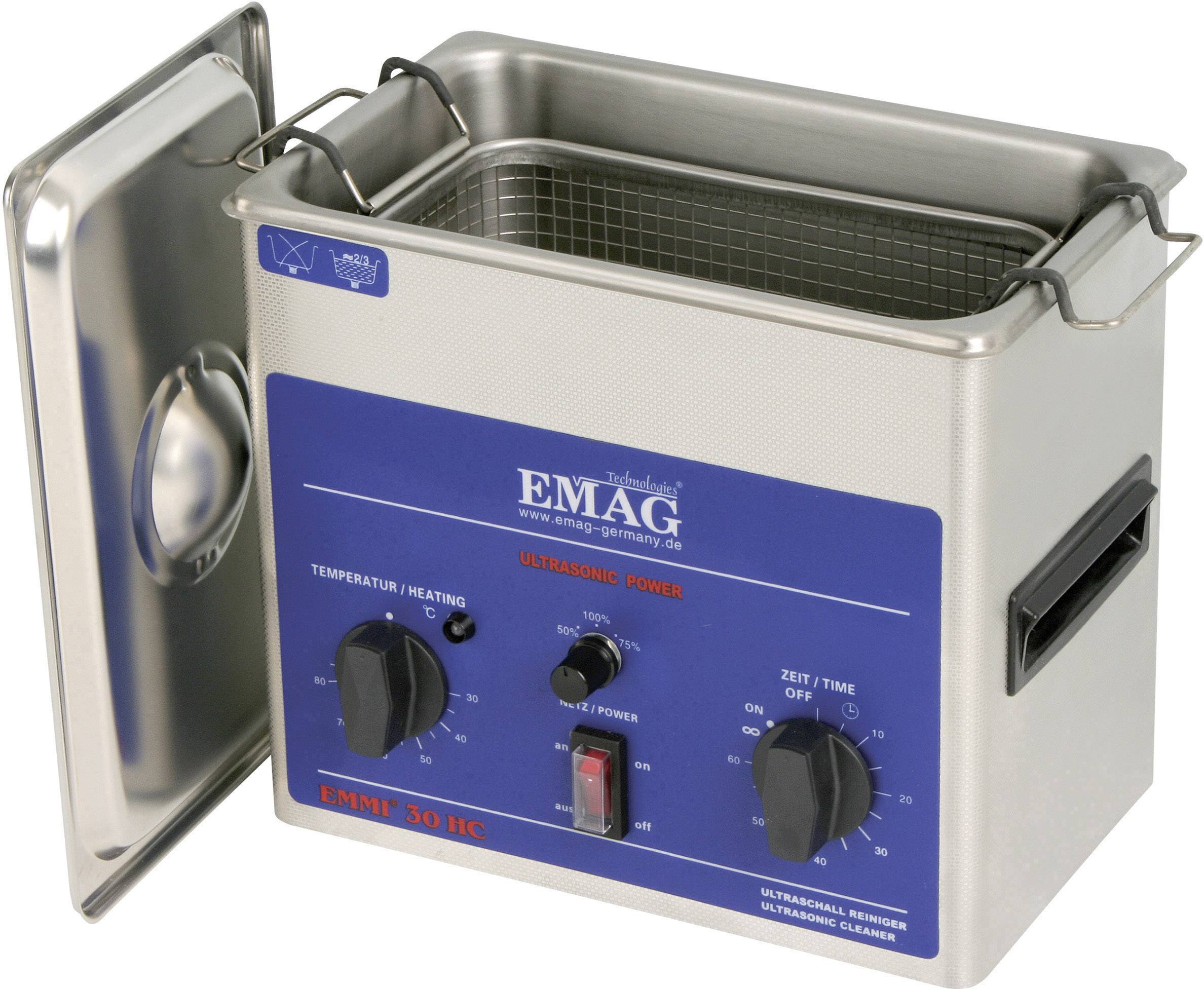 EMAG Ultraschall-Reiniger 3.0 l 240 x 135 x 100 mm EMMI 30HC Leistungsaufnahme (max.) 200 W Gehäuse-