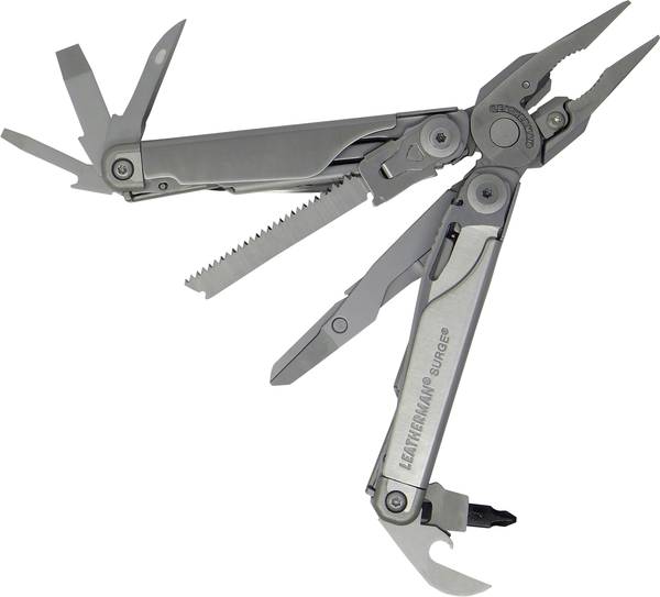 Leatherman SURGE L830165 Multitool Anzahl Funktionen 21 Edelstahl