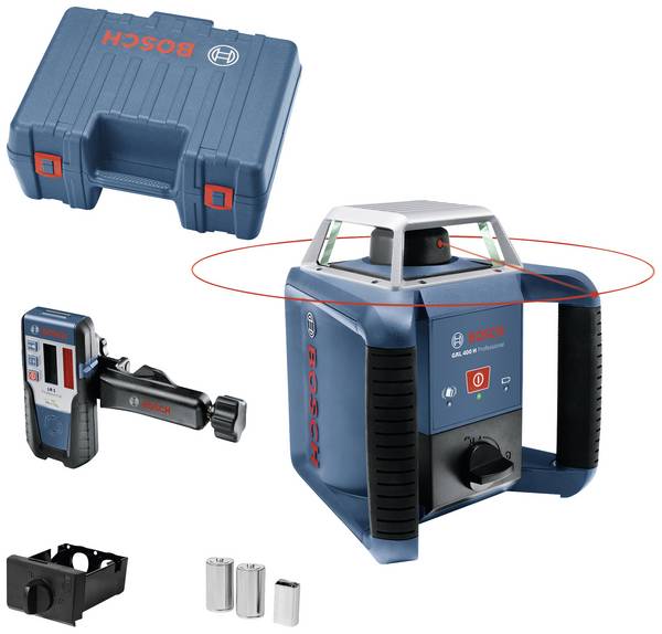 Bosch Professional GRL 400 H Rotationslaser  selbstnivellierend, ohne Akku Reichweite (max.): 400 m