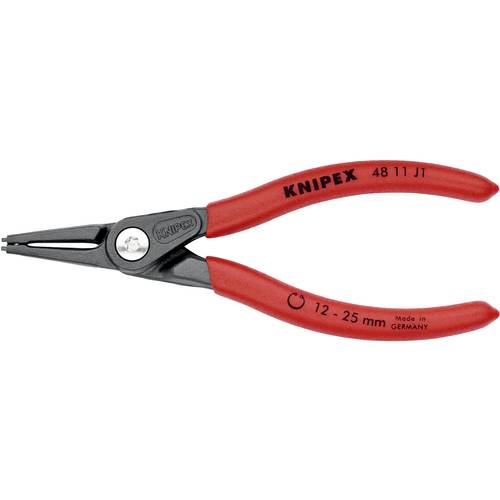 Thumbnail - Knipex 48 11 J1 SB Seegeringzange Passend für (Seegeringzangen) Innenringe 12-25 mm Spitzenform (Details) gerade