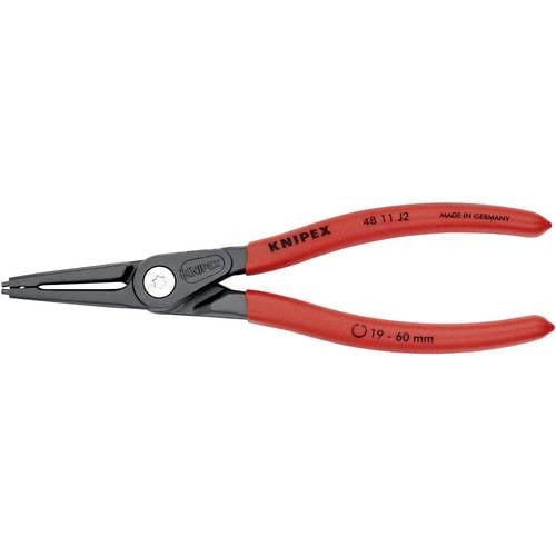 Knipex 48 11 J2 Seegeringzange Passend für (Seegeringzangen) Innenringe 19-60 mm Spitzenform (Details) gerade
