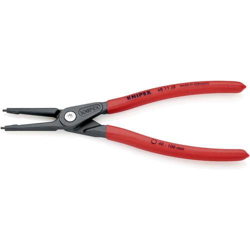 Knipex 48 11 J3 Seegeringzange Passend für (Seegeringzangen) Innenringe 40-100 mm Spitzenform (Details) gerade