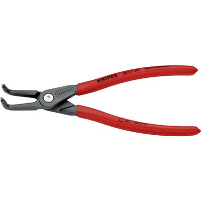 Eine rote Sicherungsringzange der Marke Knipex, geeignet für Ringe von 40-100 mm, aus Deutschland.