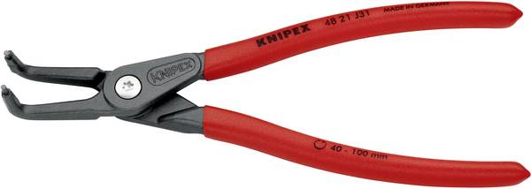 Knipex 48 21 J31 Seegeringzange Passend für (Seegeringzangen) Innenringe 40-100 mm  Spitzenform (Details) abgewinkelt 90°