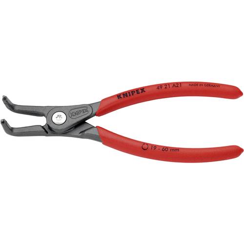Knipex 49 21 A41 Seegeringzange Passend für (Seegeringzangen) Außenringe 85-140 mm Spitzenform (Details) abgewinkelt 90°