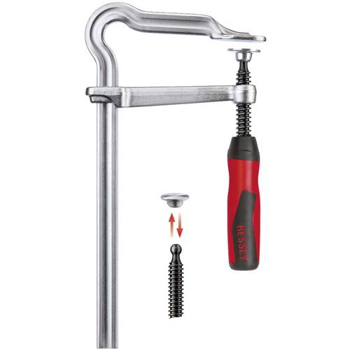 OMEGA-Schraubzwinge GMZ-2K 250/120 Bessey GM25Z-2K Spann-Weite (max.):250 mm Produktabmessung, Länge: 340 mm Ausladungs-...