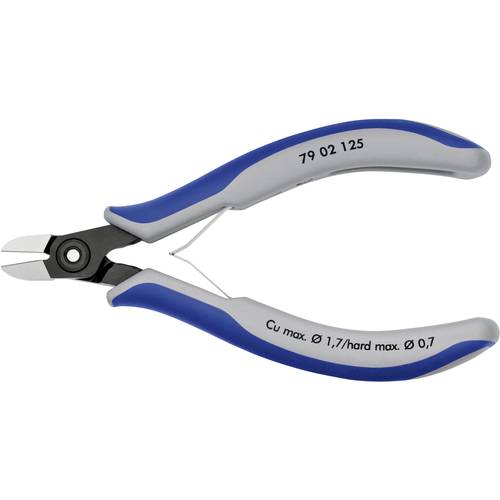 Knipex 79 02 125 79 02 125 Elektronik- u. Feinmechanik Seitenschneider mit Facette 125 mm