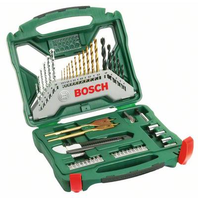 Bosch Accessories 2607019327 X-Line TiN 50teilig Universal-Bohrersortiment