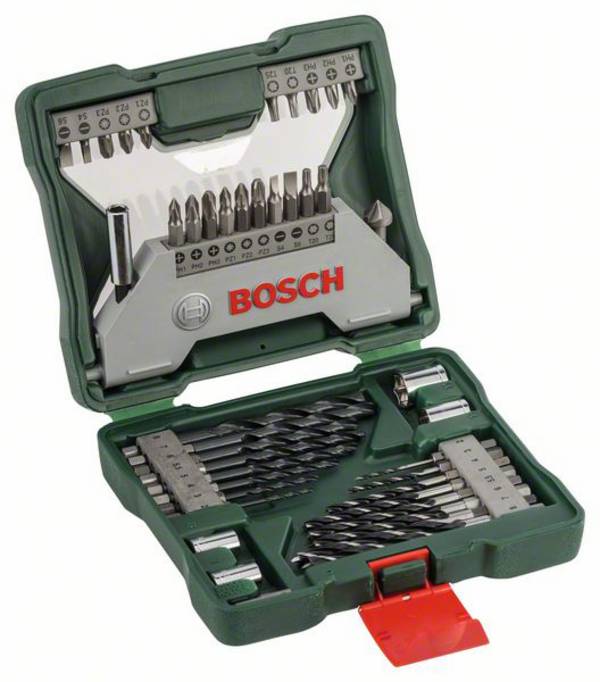 Bosch Accessories 2607019613 X-Line 43teilig Bohrer- und Bit-Sortiment Metall, Holz