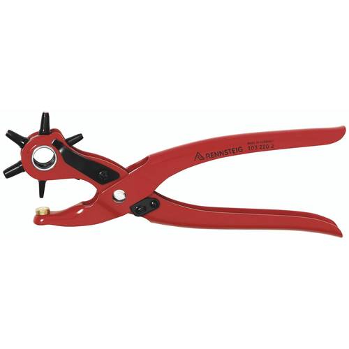 Rennsteig Werkzeuge 103 220 2 Revolverlochzange 2 mm, 2.5 mm, 3 mm, 3.5 mm, 4 mm, 5 mm 240 mm 1 St.