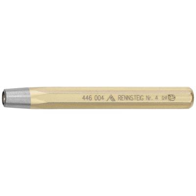 Ein sechseckiger Stift mit der Aufschrift '446 004 A RENNSTEIG Nr. 4'.