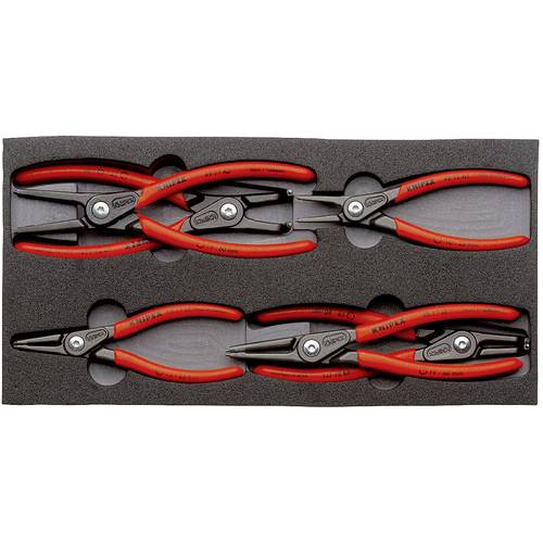Knipex 00 20 01 V02 Seegeringzangen-Set Passend für (Seegeringzangen) Außen- und Innenringe 12-25 mm, 19-60 mm 10-25 mm,...