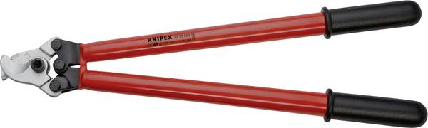 Knipex  95 27 600 VDE-Kabelschere Geeignet für (Abisoliertechnik) Alu- und Kupferkabel, ein- und mehrdrähtig 27 mm  150 mm² 5