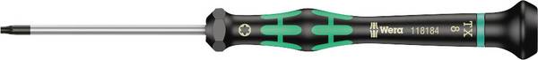 Wera 2067 Elektrotechnik und Feinwerktechnik Torx-Schraubendreher Größe (Schraubendreher) T 8 Klingenlänge: 60 mm  1 St.