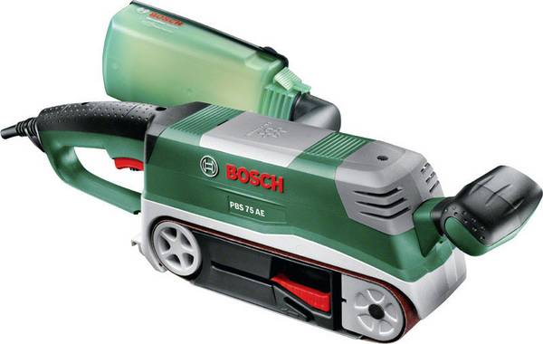 Bosch Home and Garden PBS 75 AE-Set 06032A1101 Bandschleifer mit Zubehör, inkl. Koffer 750 W 76 x 165 mm Band-Breite 75 mm Band-Länge 533 mm