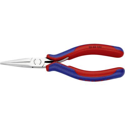 Rote und blaue Knipex-Zangenschneider mit langem, schlankem Kopf, geeignet für präzises Greifen und Schneiden.