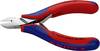 Knipex 77 12 115 Elektronik- u. Feinmechanik Seitenschneider mit Facette 115 mm