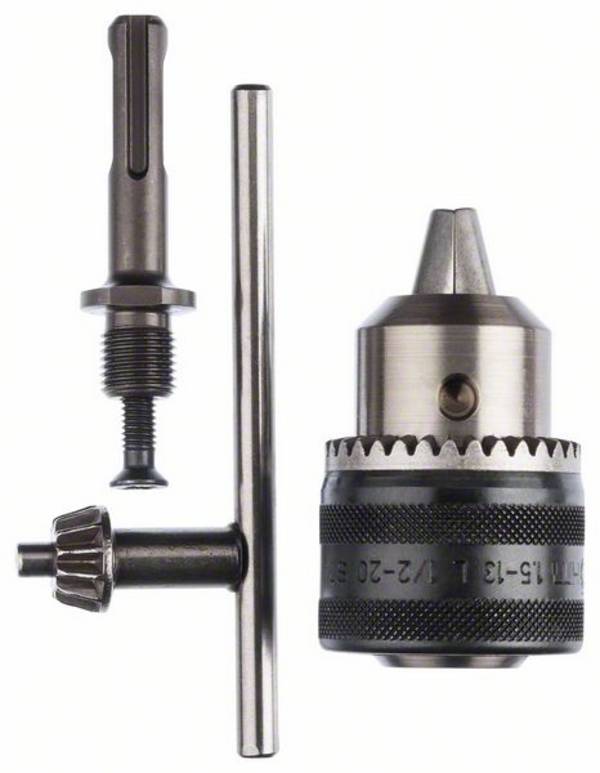 Zahnkranz-Bohrfutter mit SDS-plus-Adapter 2607000982 Spannweite 1,5-13 mm Aufnahme 1/2"x20 / SDS-plus Typ Rechts/Linksl