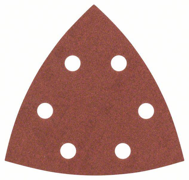 BOSCH - Schleifpapier - 25 Stücke - Dreieck - Körnung: 240 - 93 mm (2607017110)
