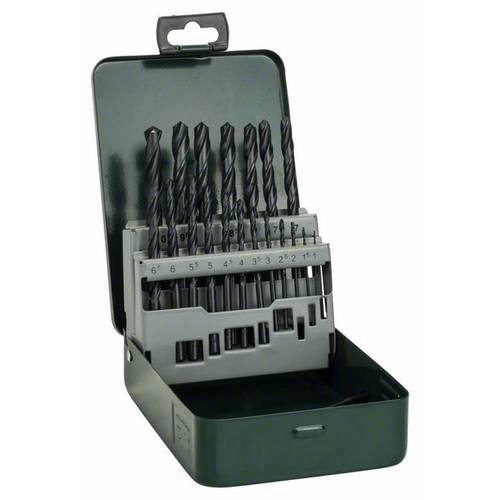Bosch Accessories 2607019435 HSS Metall-Spiralbohrer-Set 19teilig 1 mm, 1.5 mm, 2 mm, 2.5 mm, 3 mm, 3.5 mm, 4 mm, 4.5 mm...