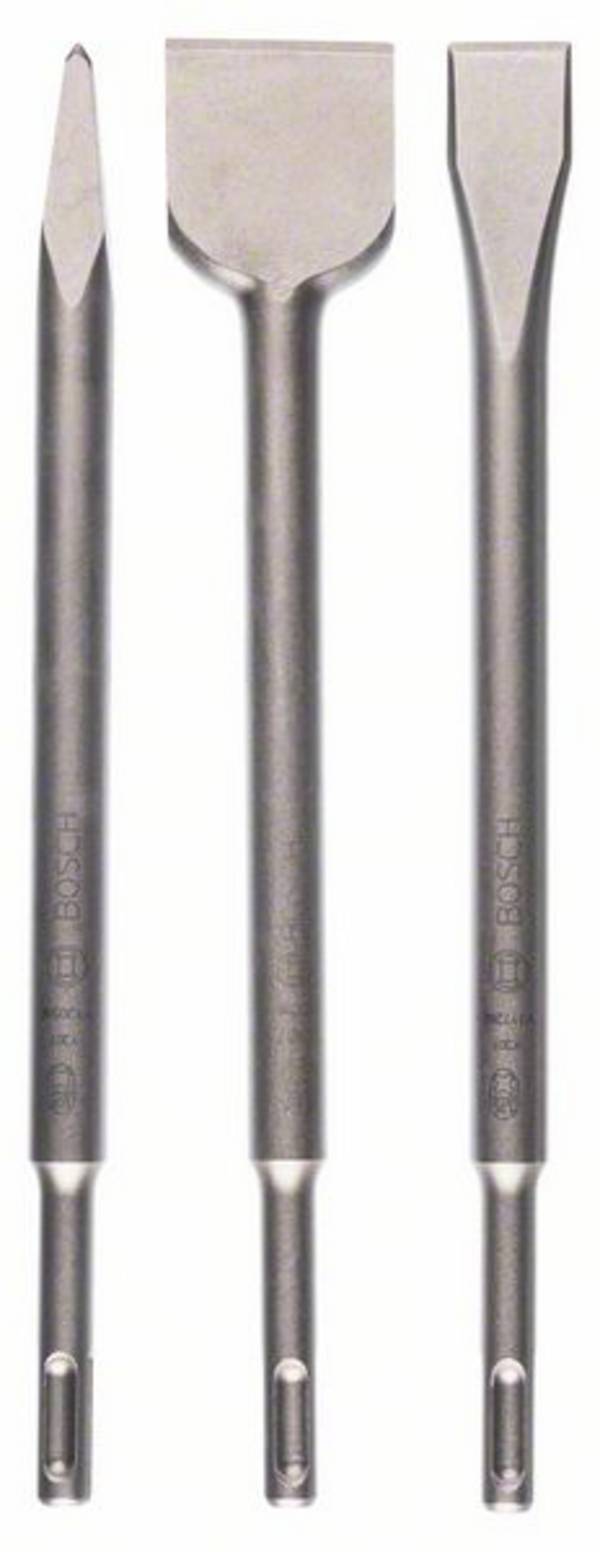 Bosch Accessories 2607019457 Promoline Meißel-Set 3teilig  Gesamtlänge 250 mm SDS-Plus 1 Set