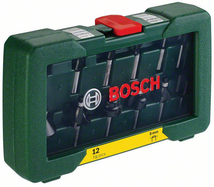 Bosch Accessories 2607019466 Frässet Hartmetall Länge 223.5 mm Produktabmessung, Ø 8 mm Schaftdurchmesser 8 mm-1