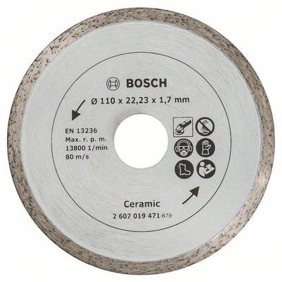 Bosch Accessories 2607019471 Bosch Diamanttrennscheibe Durchmesser 110 mm   1 St.