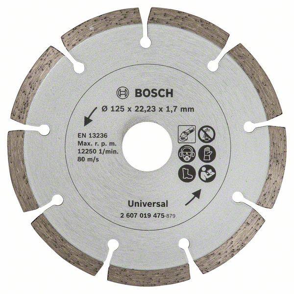 Bosch Accessories 2607019475 Bosch Power Tools Diamanttrennscheibe Durchmesser 125 mm Bohrungs-Ø 22.23 mm  1 St.