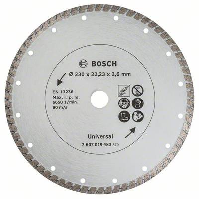 Bosch Accessories 2607019483 Bosch Diamanttrennscheibe    1 St.